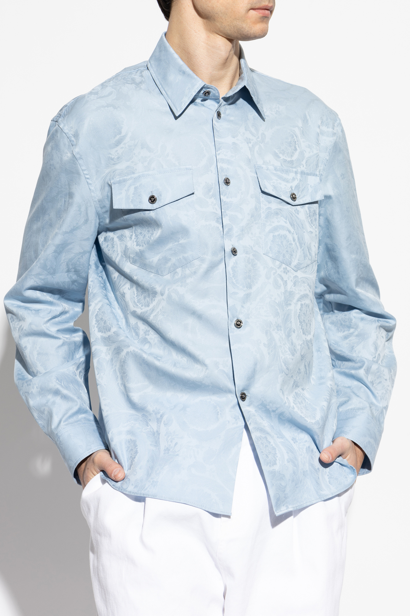 PABLO VINCICotton BB ombre shirt Lサイズ 新品PABLO VINCI Cotton 